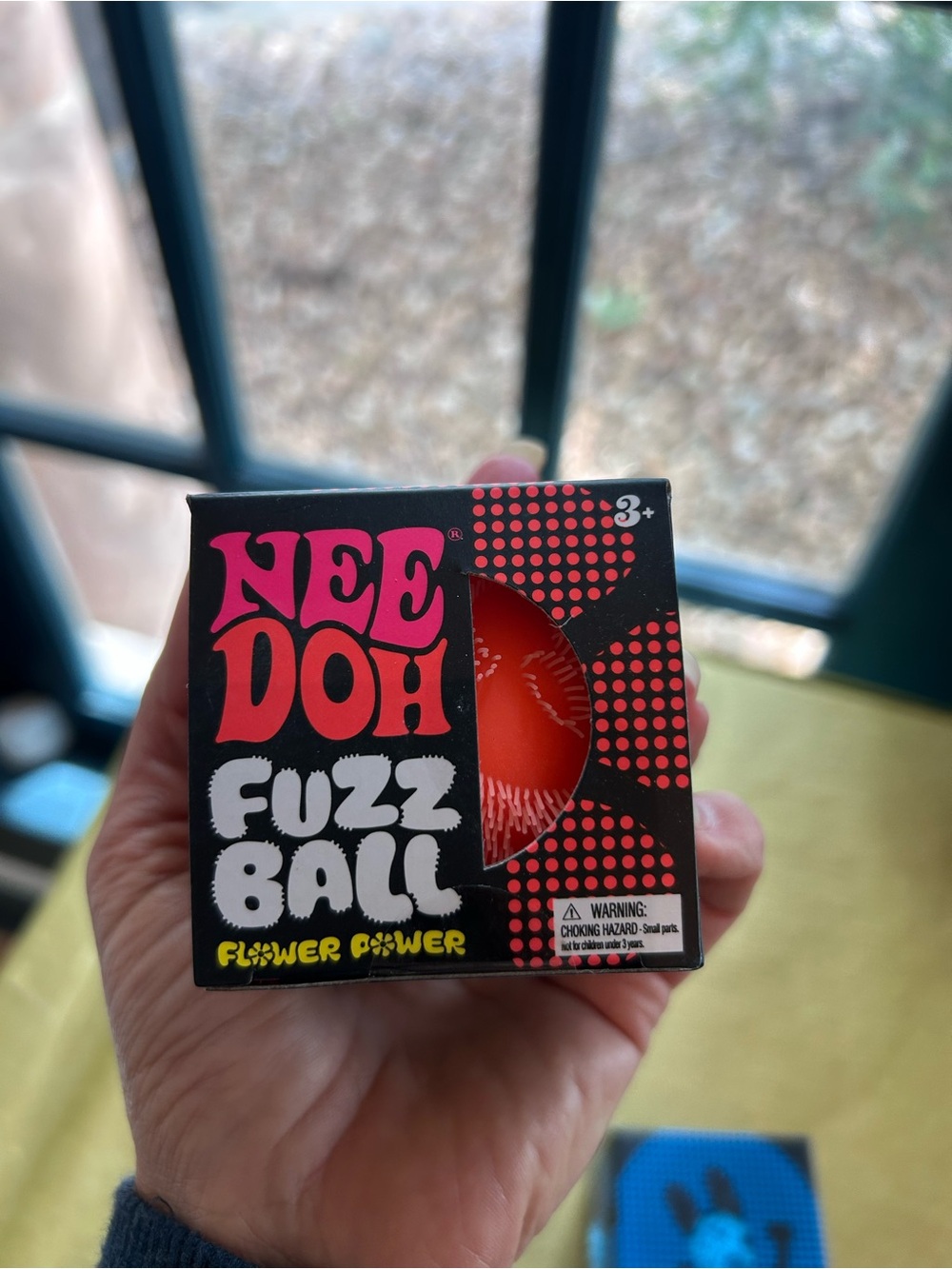 NeeDoh Fuzz Ball Sensory Toy - Red